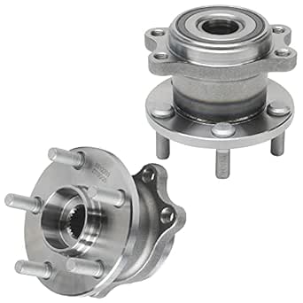 Detroit Axle Rear Wheel Hub and Bearing Assembly (Pair) for 2005–2009 Subaru Outback/Legacy