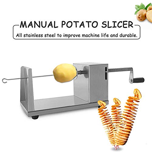 Haushaltswerkzeuge Set   Edelstahl Kartoffel Spiralschneider Manuelle Kartoffelturm Maschine Kartoffel Twisted Cutter Slicer Gemüsewerkzeuge mit