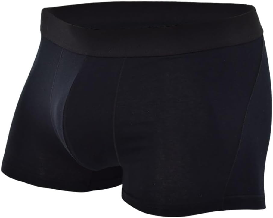 Boxer Briefs for Men Elastic Waisted Soft Comfy Breathable Cotton Underwear 1/3 Pack