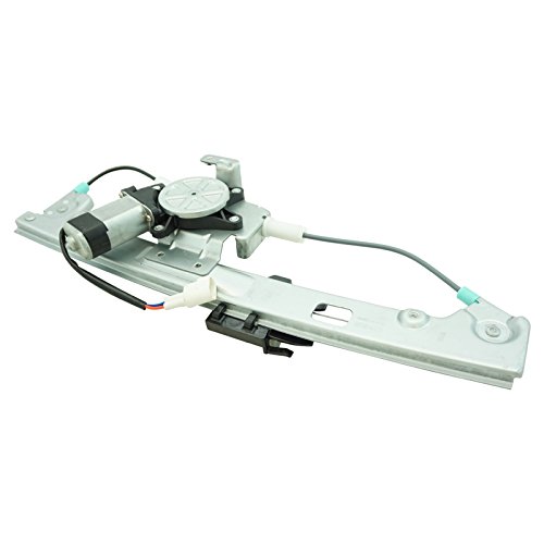 Image of TRQ Rear Right Power Window Regulator & Motor Assembly Passenger Side Compatible with 2000-2007 Ford Focus