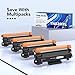 Compatible TN830XL Black Toner 4 Pack Replacement for Brother TN830XL TN-830 TN830 XL High Yield Toner Cartridge Use for HL-L2460DW DCP-L2640DW MFC-L2820DW MFC-L2900DW HL-L2480DW HL-L2400D HL-L2405W