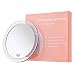 15X Magnifying Mirror (6 inches Round) - with 3 Mounting Suction Cups Used for Precise Makeup Application - Eyebrows/Tweezing - Blackhead/Blemish Removal - Bathroom/Travel Makeup Mirror (Rose Gold)