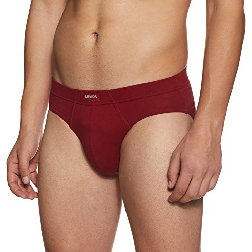 Image of Levi's 011 Comfort Brief for Men | 100% Pure Cotton | Breathable | Durable | Anti-Roll Waistband | Extra Supportive Gusset | Dual Layer 3D Pouch | Tagless & Zero Irritation Comfort | Pack of 3