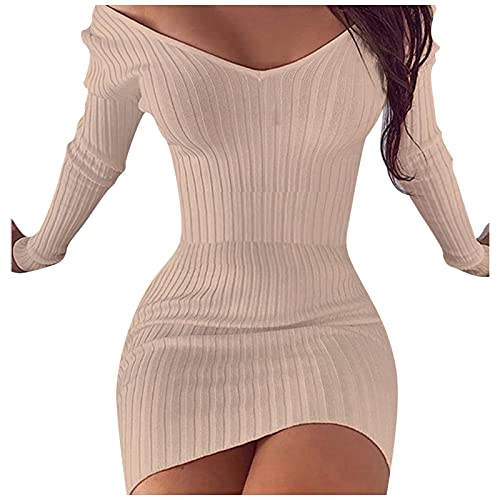 Robe maxi longue et chaude en maille fine pour sublimer la silhouette en hiver