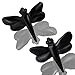 Artistone Black Obsidian Dragonfly Statue Healing Crystals Hand Carved Cute Animal Figurine, Worry Stone for Anxiety Relif Home Desk Decor Wall Decoration