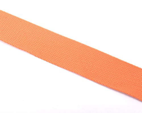 Trimz Cotton Webbing - Orange - 30mm x 5m - Image 4