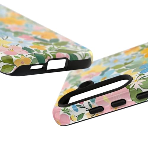 Coque Samsung S24 protectrice contre les rayures fleurs - 3
