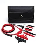 TestHelper TH-6-KIT Automotive Test Lead Kit, Test Probes,Flexible Silicon Back Probe pins,Shielded Alligator Clips and Large Crocodile Clips,Multimeter Clamp Meter