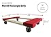 Move-It 9850 Carpeted Solid Wood Moving Dolly