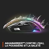 SteelSeries Aerox 5 Wireless - Souris gaming perforée RGB - Design ultra-léger et étanche - 9 boutons - Bluetooth/2.4 GHz - Capteur optique TrueMove Air 18K DPI - 8