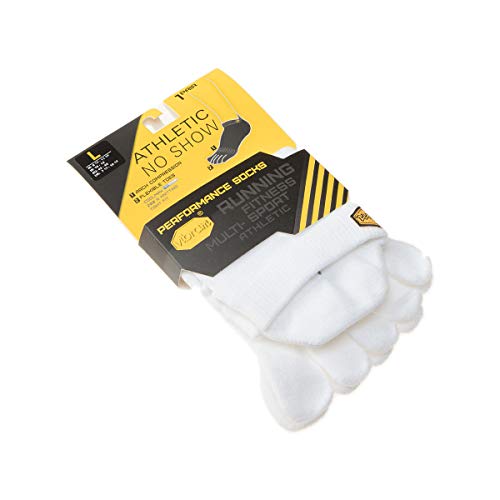 Vibram FiveFingers Athletic No-Show Toe Socks - SS19 - X Large - White3