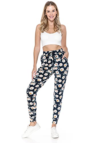 Image of Leggings Depot Premium Jogger Women's Popular Print High Waist Track Pants(S-XL)