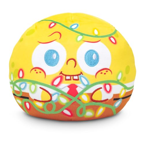 Image of TeeTurtle Reversible Spongebob Holiday 6 Inch Flip Plushie