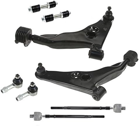 Mirage 97-02 Control Arm Ball Joint Tie Rods Sway Bar Link Suspension Kit 8PCS