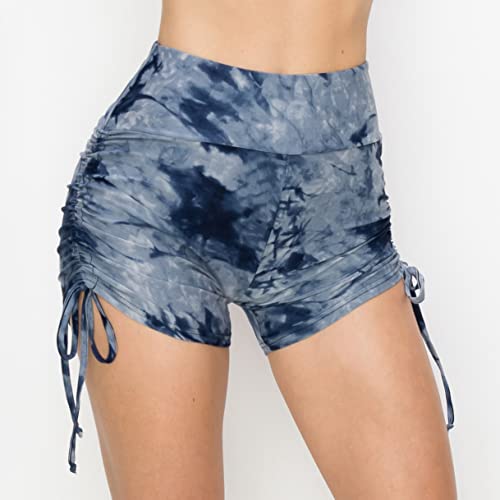 Image of ALWAYS Faux Leather Shorts - High Waist Active Stretch Yoga Short Pants for Women