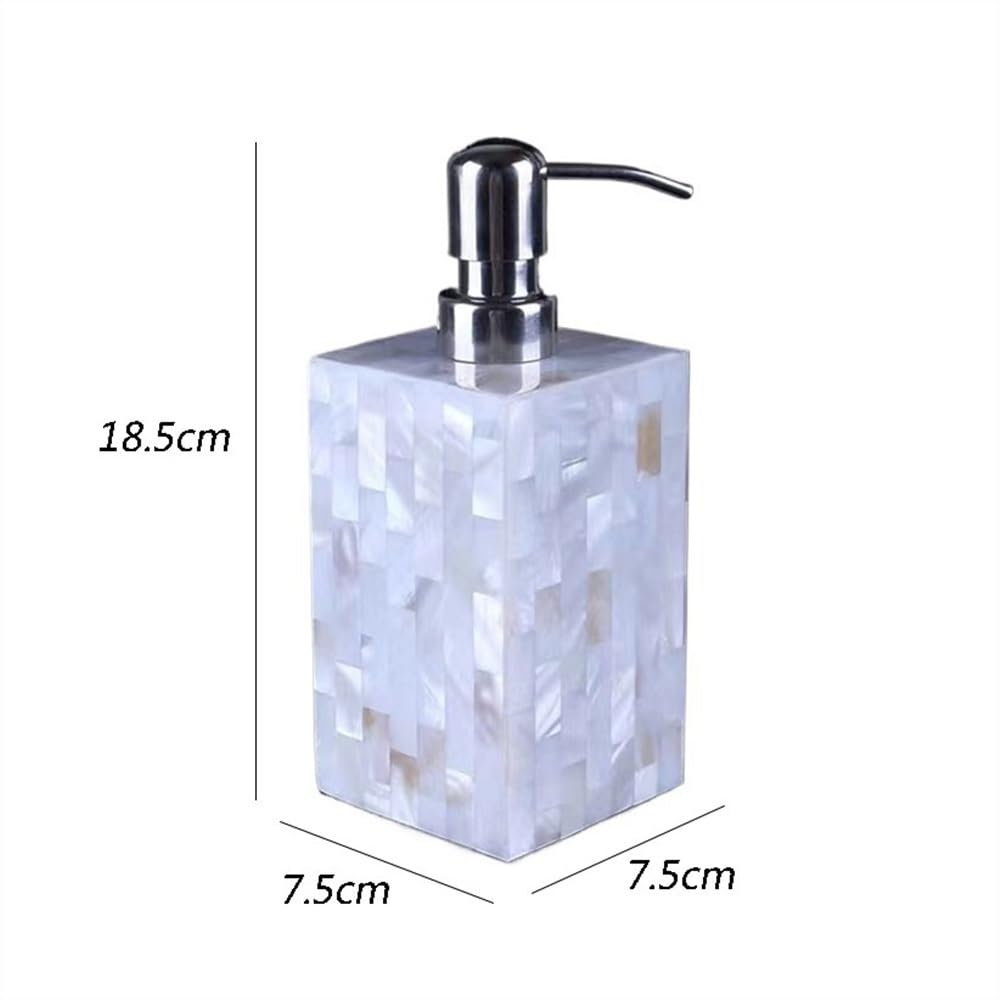 Dispenser per Lavaggio a Mano Flacone disinfettante for Le Mani Shell da 500 ml, Dispenser di Sapone for Il Corpo e Shampoo for bagnoschiuma Alta qualità for Hotel Bagno e Cucina(Nero)
