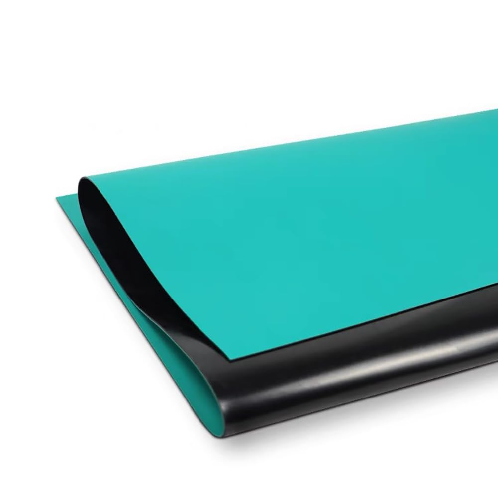 Mantel Antiestático ESD Protección Electrónica Resistente Calor para Laboratorios Oficinas espesor3mm Gran tamaño,3mm*0.6m*5m