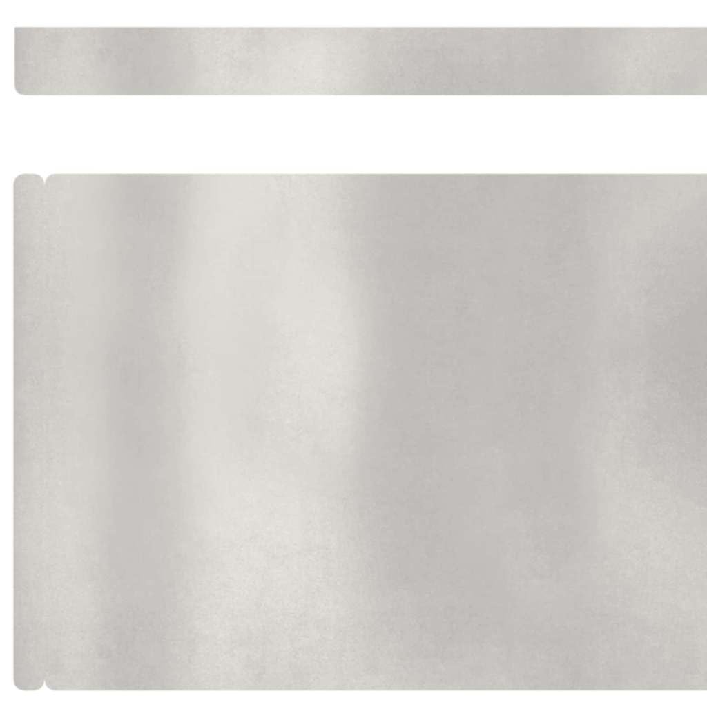 Rasenkante aus Edelstahl, Silber, 450 x 15 cm, 3,73 kg