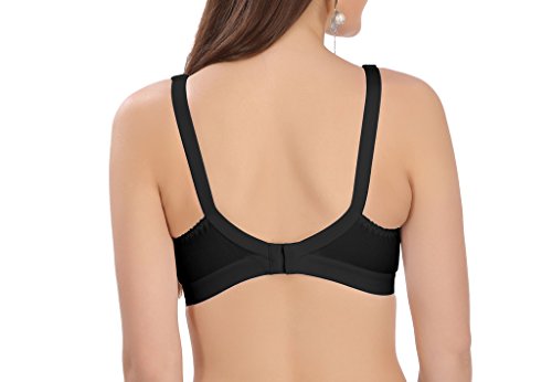 Image of Eve's Beauty Womens Full Coverage Bra | Adjustable Broad Straps | Full Cups Bra | Non Padded | Non Wired Bra