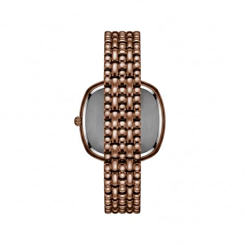 Image of Carlton London Women Celeste Analog Watch, Square Dial, Stainless Steel Strap, Quartz Movement, 30M Water Resistant, Casual Wear