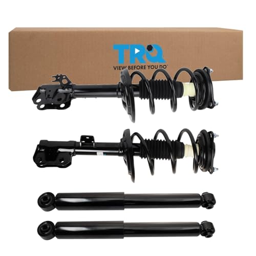 Image of TRQ Front and Rear Complete Strut Assembly & Shock Absorber Kit Complete Strut & Coil Spring Assembly Compatible with 2020-2022 Toyota Highlander
