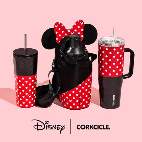 Corkcicle Crossbody Water Bottle Sling Bag - Adjustable Strap - Padded Interior Pocket - Fits 16 oz to 40 oz Tumblers - Summer Drinkware Gift - Minnie Mouse Ears by Corkcicle - Image 6