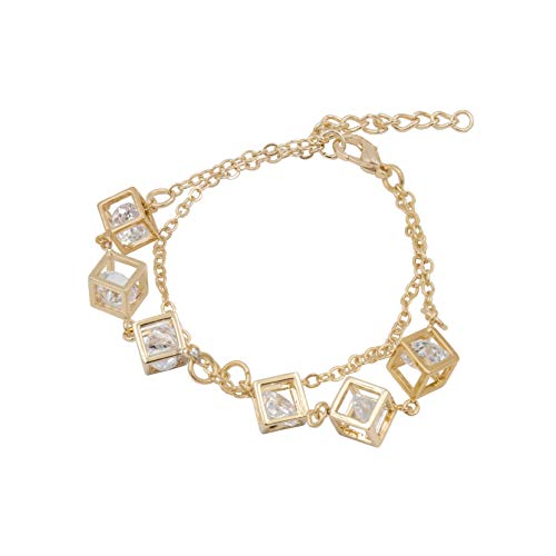Preisvergleich Produktbild Damenarmband in Gold und Cubic Zirkonia Venury JBB0124A
