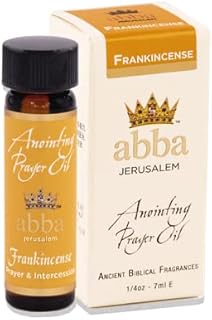Generic ABBA Oil Frankincense 1/4oz Bottle ANOINTING Oil in Gift Box - ABBA Jerusalem