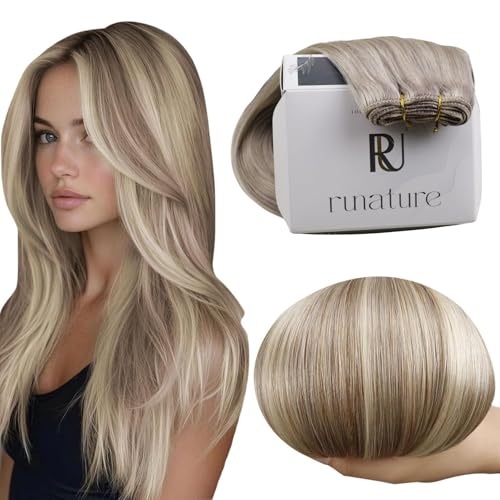 RUNATURE Grey Blonde Highlights Weft