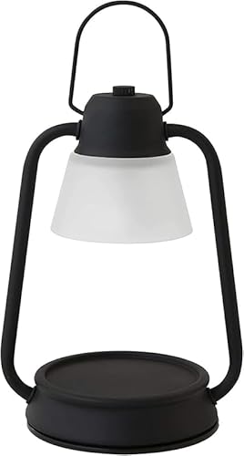 Rutexc アロマセラピーキャンドルセラピーランプ、クリエイティブなベッドサイドカフェテーブルランプ、ポータブル、レトロスタイル、キャンドルの暖かい光、タイマースイッチ付き