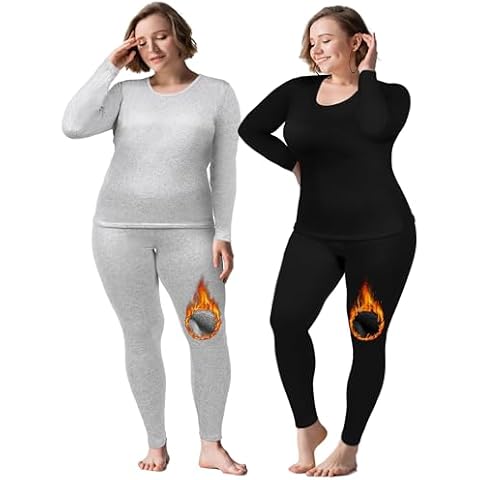 Patelai Plus Size Thermal Underwear Set Cover