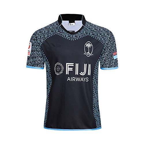 Aitry Maillot de Rugby, Maillot d'entraînement Fiji à Domicile et à Distance Cover