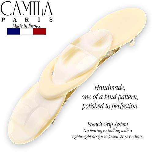 Pinza para cabello Camila Paris CP2337 color marfil miniatura 5