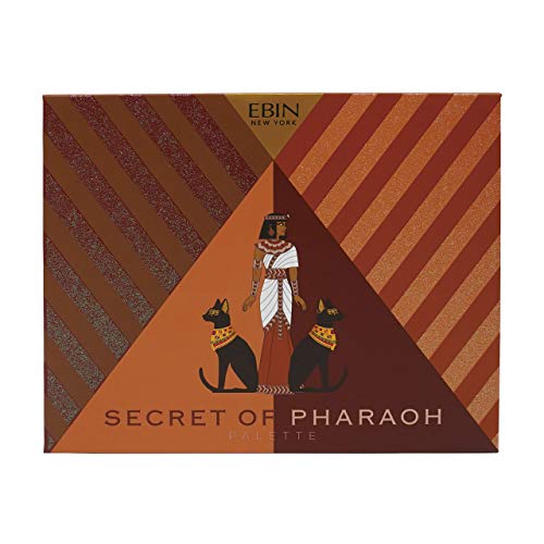 Ebin New York Sandstorm - Secret Of Pharaoh Eyeshadow Palette, Highly Pigmented And Blendable, Cruelty-Free, Long-Lasting Matte & Shimmer #TOP1