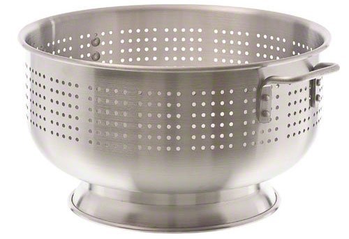 Update International Aluminum Colander 16 Qt. W/ Base #TOP24