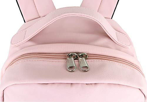 Roffatide Anime Demon Slayer Kamado Nezuko Backpack For Girls Printed Schoolbag Lightweight Nylon Daypack Pink #TOP5