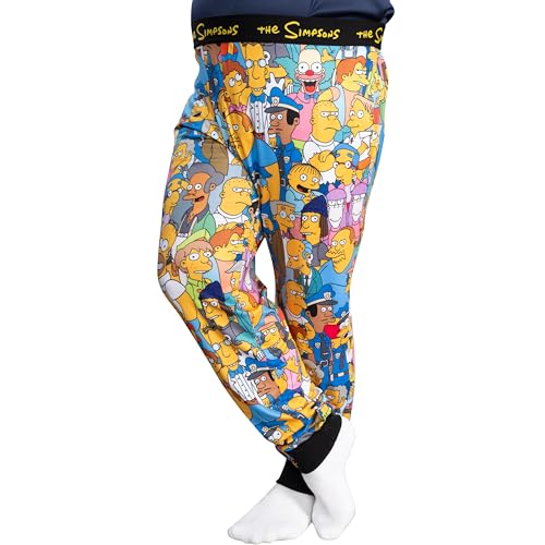 The Simpsons Characters All Together Now Lounge Pants Unisex Adult3