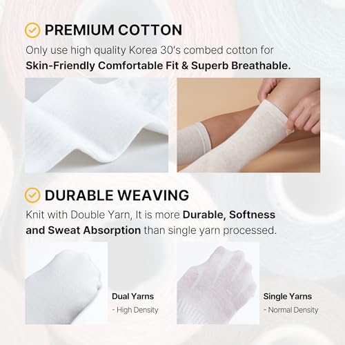 Kikiya Women's Mid-Calf Ruffle Crew Socks - 4/6 Pair Soft Cotton Colorful Casual Dress Socks - Boot Trouser Uniform Size 6-84