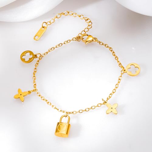 Image of Rubans Demi Fine Stainless Steel Bracelet Waterproof Gift for Women & Girls