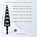 Piokrtye 6-in-1 HVAC Repair Tool with Bit Holder, Swage Tube Expander, Boring Drill Bits, Air Conditioner Copper Pipe Flaring Tool with 1/4