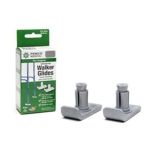 Penco Walker Ski Glides Universal, Silver Gray