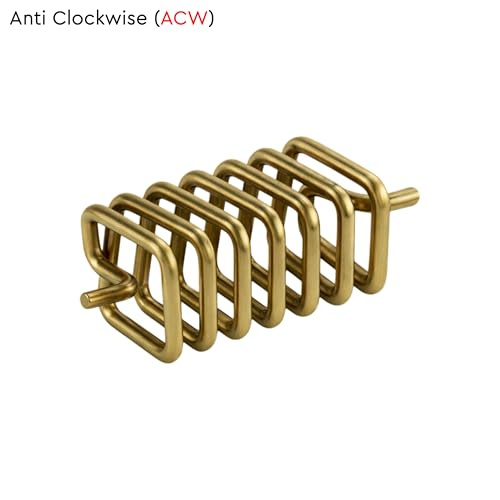 Image of Brass Spring (Set-9) || Anticlock Wise Spring || Vastu Spring Remedy || Vastu Remedy || Direction-South West ||
