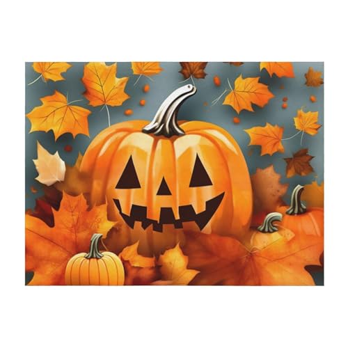 Couverture de lit EdWal en microfibre premium aux finitions soignées d'automne