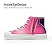 DREAM PAIRS Kids Sneakers Little Boys Girls High Top Canvas Shoes LilLegends CourtStar Casual Walking Shoes,Size 13 Little Kid,Hot Pink/Purple,SDFS2326K