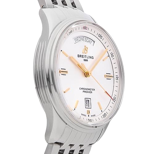 Breitling Premier Automatic Silver Dial Men's Watch A45340211G1A13