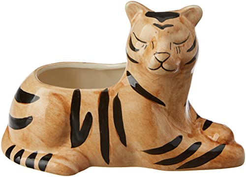 CACHEPOT TIGRE EM CERAMICA