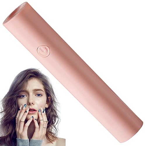 Lámpara UV para uñas, lámpara UV LED de gel para uñas con 2 temporizadores, lámpara de curado de uñas de carga USB, luz de manicura portátil para un secado rápido, batería de larga duración Youding