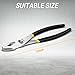 DEKOPRO 10 inch Slip Joint Pliers, Plier with Rubber Grip Handle, High Carbon Steel Plier Tools - Rust Resistant Finish