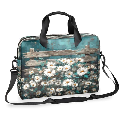 Bolso Vintage Daisy de Madera para Laptop 16 Pulgadas miniatura 1