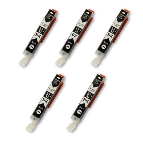 Cartuchos de Tinta PGI570 CLI571, compatibles con Canon, compatibles con Pixma MG5750 TS5050 MG5751 MG5753 MG6850 MG6851 MG6852 TS5051 TS5053 TS5055 TS6050 TS6051(5BK)